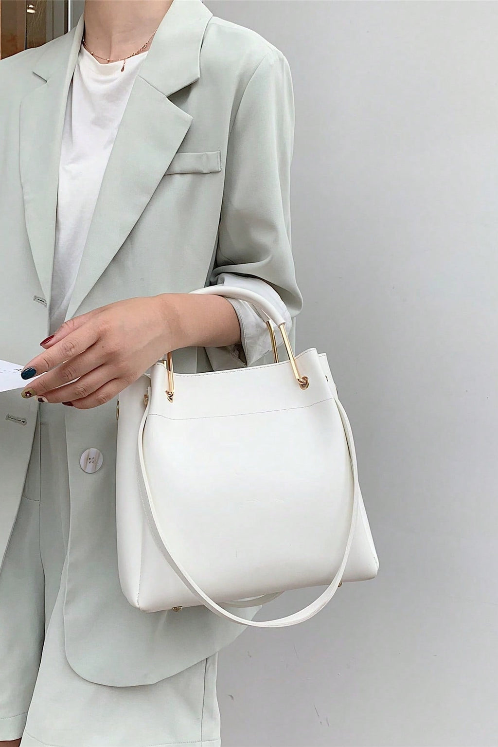 Borsa donna grande capacità a spalla elegante