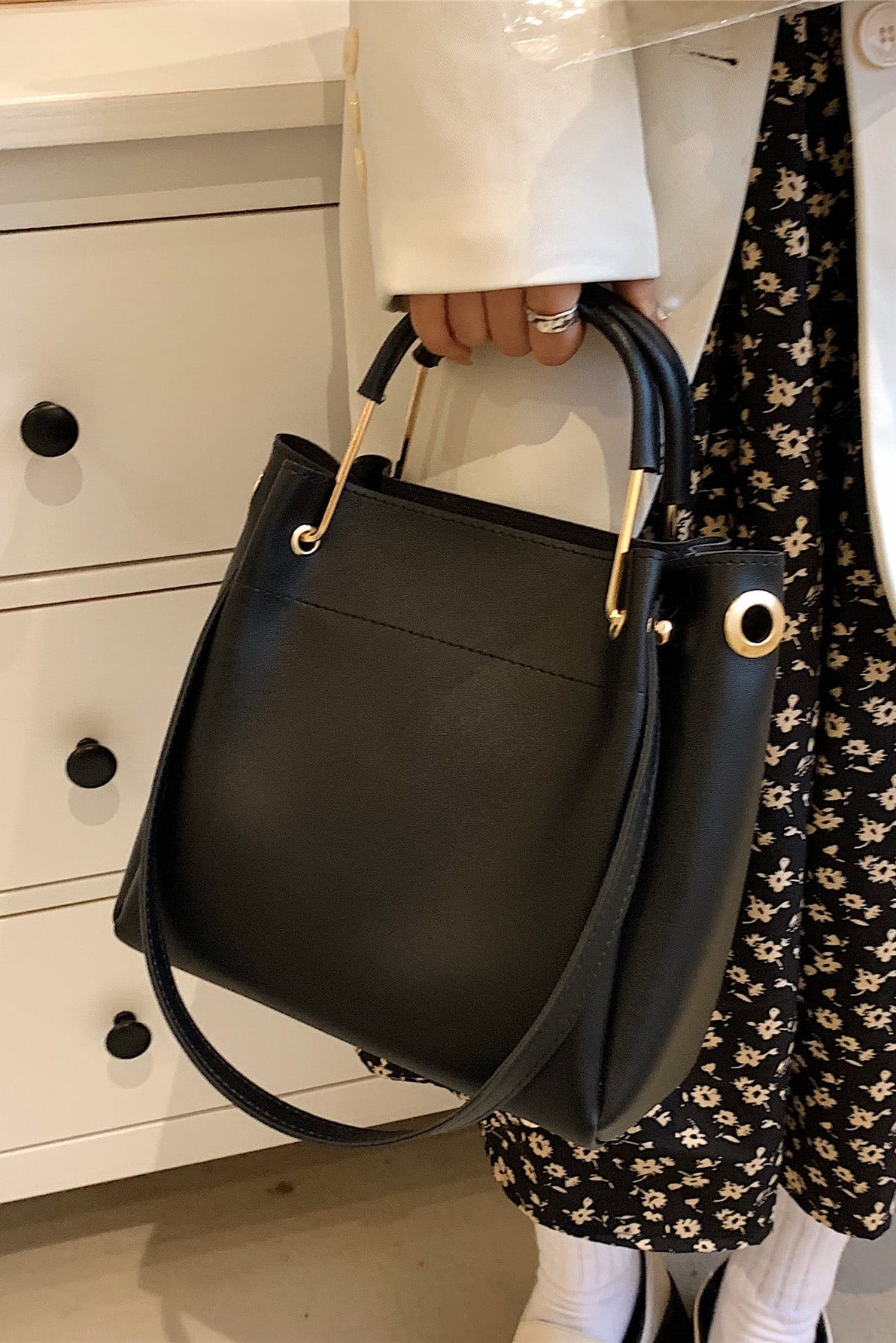 Borsa donna grande capacità a spalla elegante