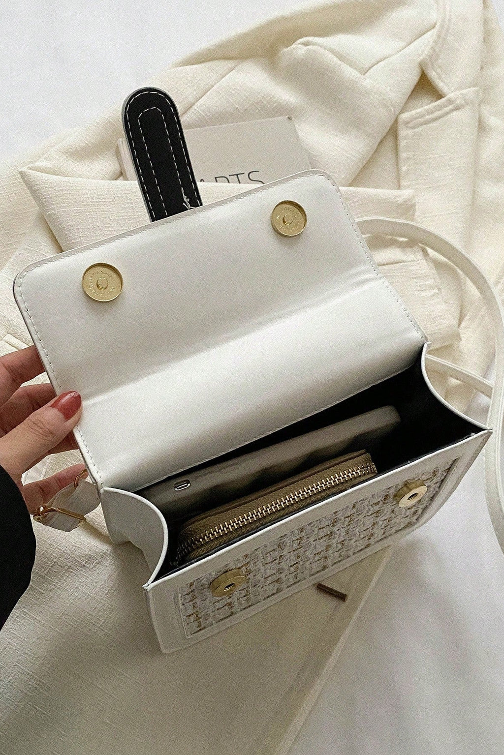 Mini borsa elegante da donna con patta