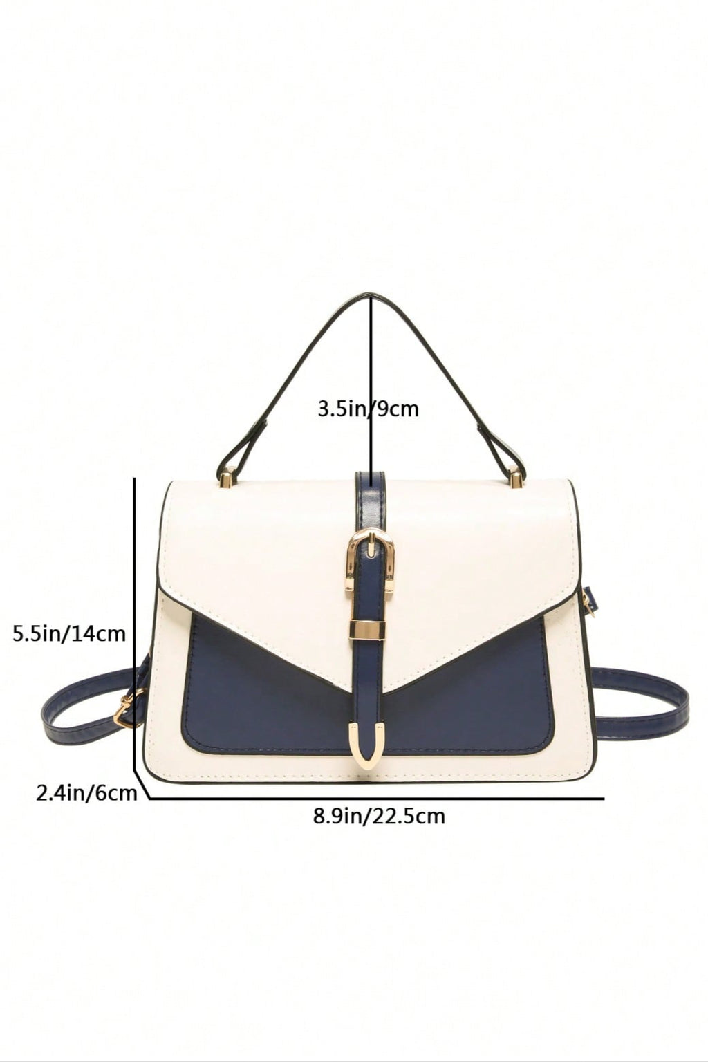 Borsa a tracolla con chiusura a fibbia