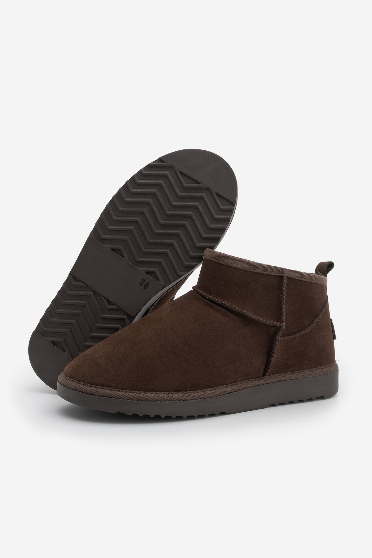 Donna stivale imbottito con interno in pelliccia