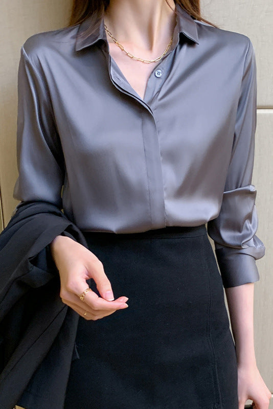 Elegant And Chic Classic Collar Shirt