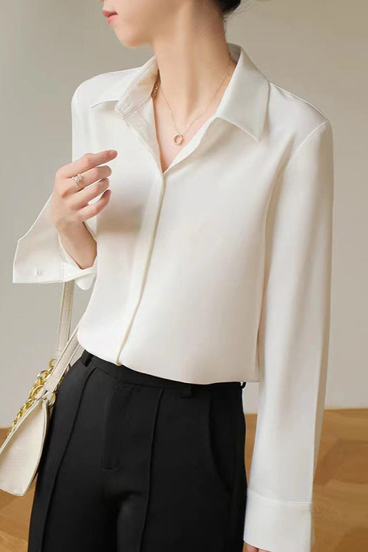 Elegant And Chic Classic Collar Shirt