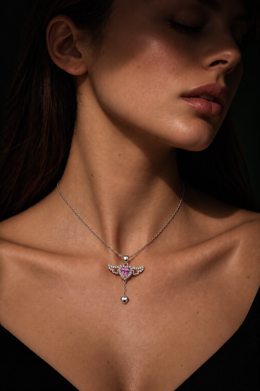 Siora Angel Heart Necklace