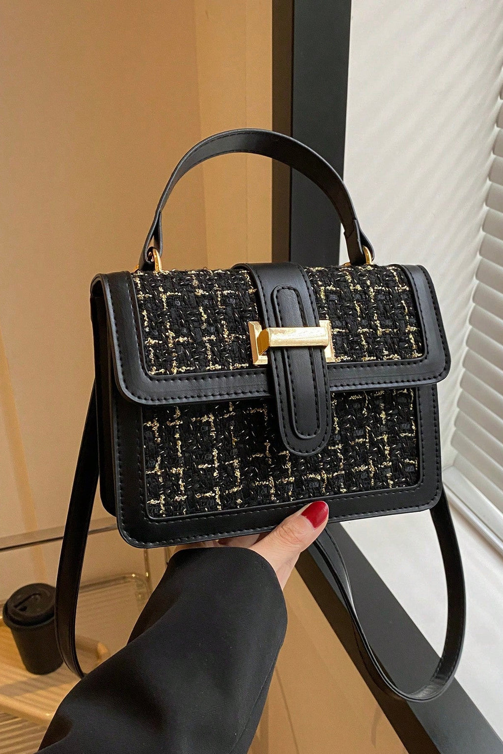 Mini borsa elegante da donna con patta