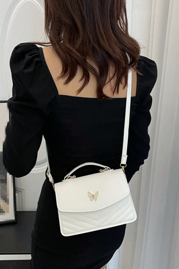 Borsa piccola con motivo farfalle