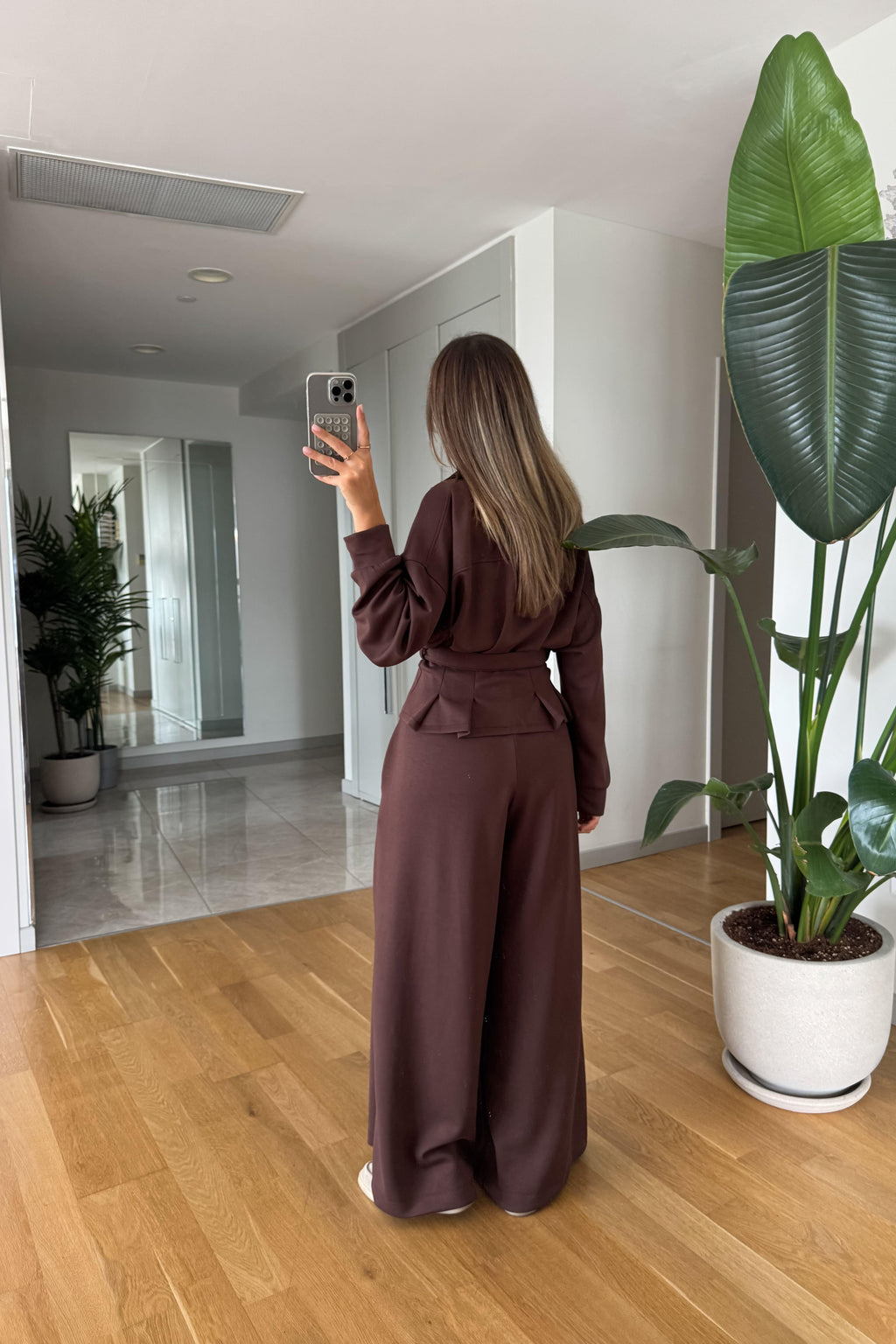 Completo in modal con cintura