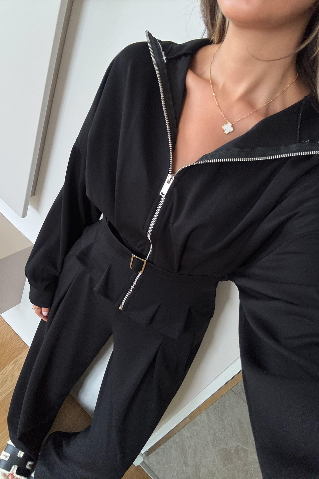 Completo in modal con cintura