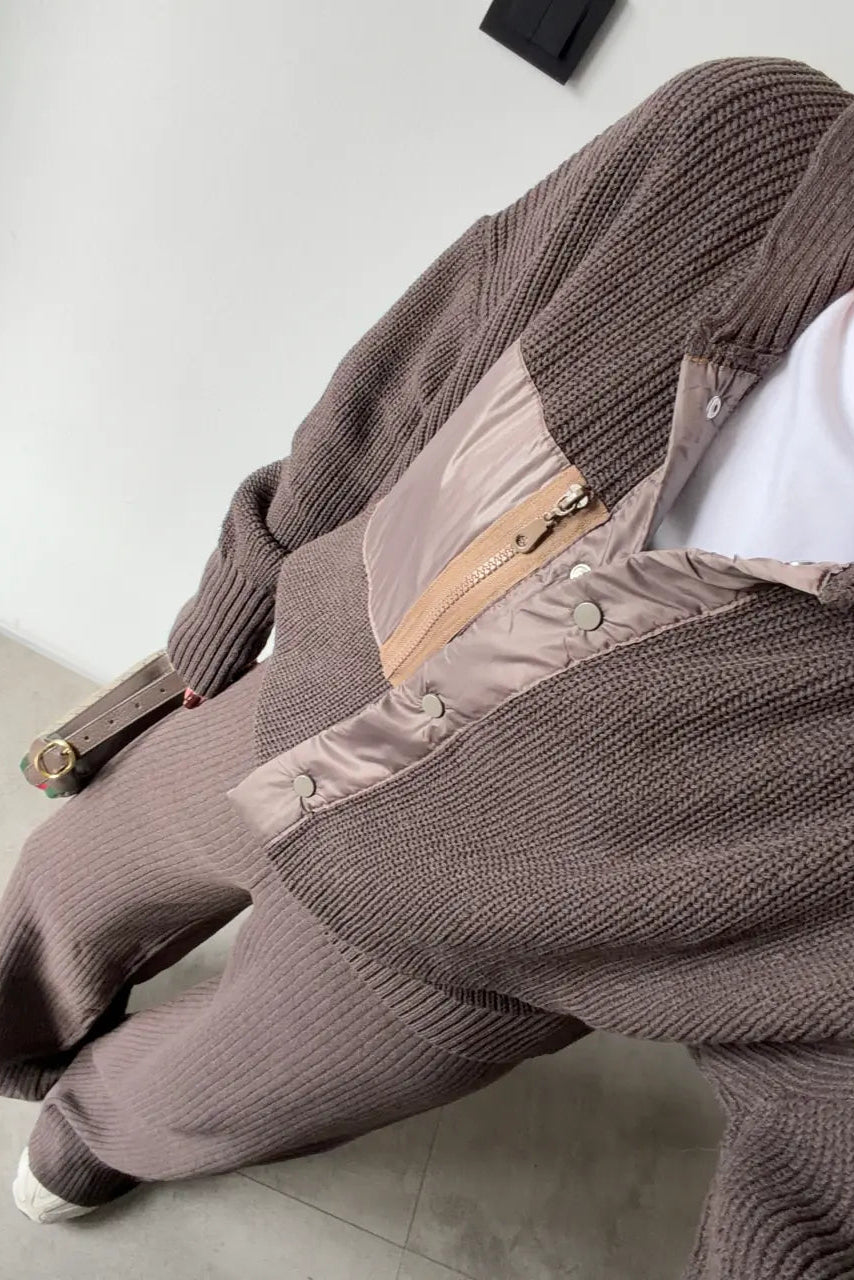 Completo in maglia con tasche paracadute