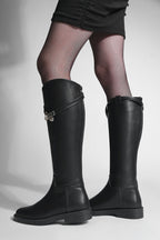 Women's Boots With Belt Detail