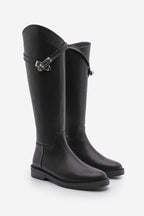Women's Boots With Belt Detail