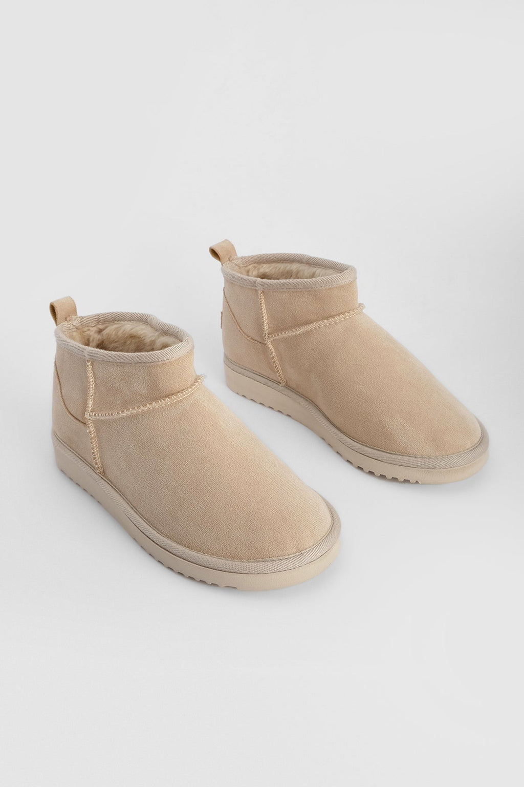 Donna stivale imbottito con interno in pelliccia