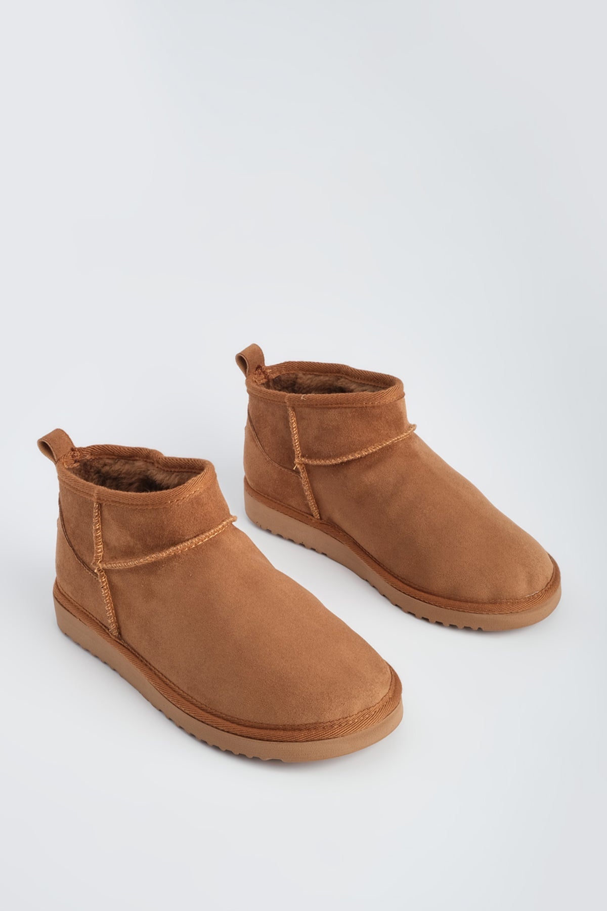 Donna stivale imbottito con interno in pelliccia