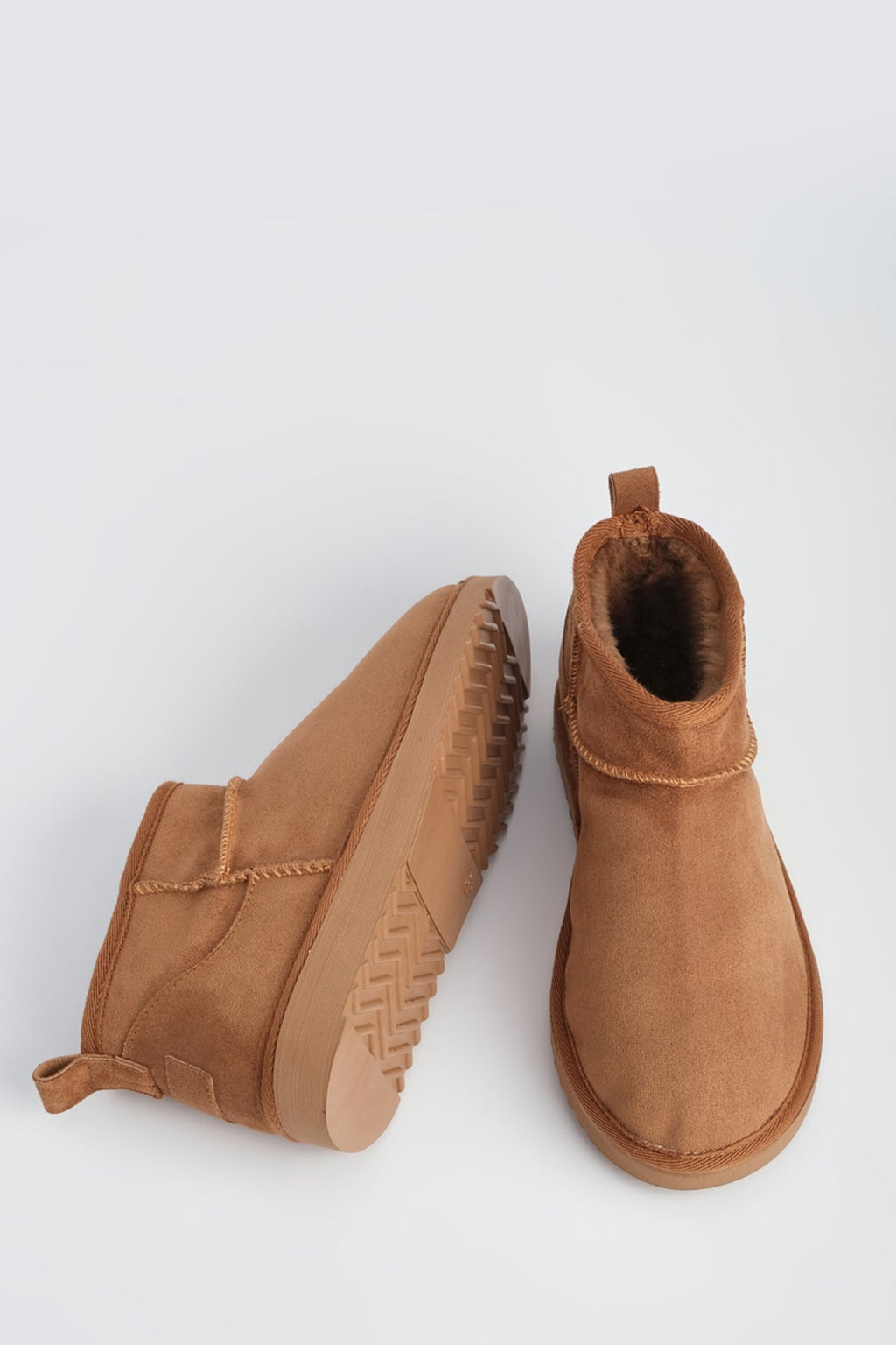 Donna stivale imbottito con interno in pelliccia